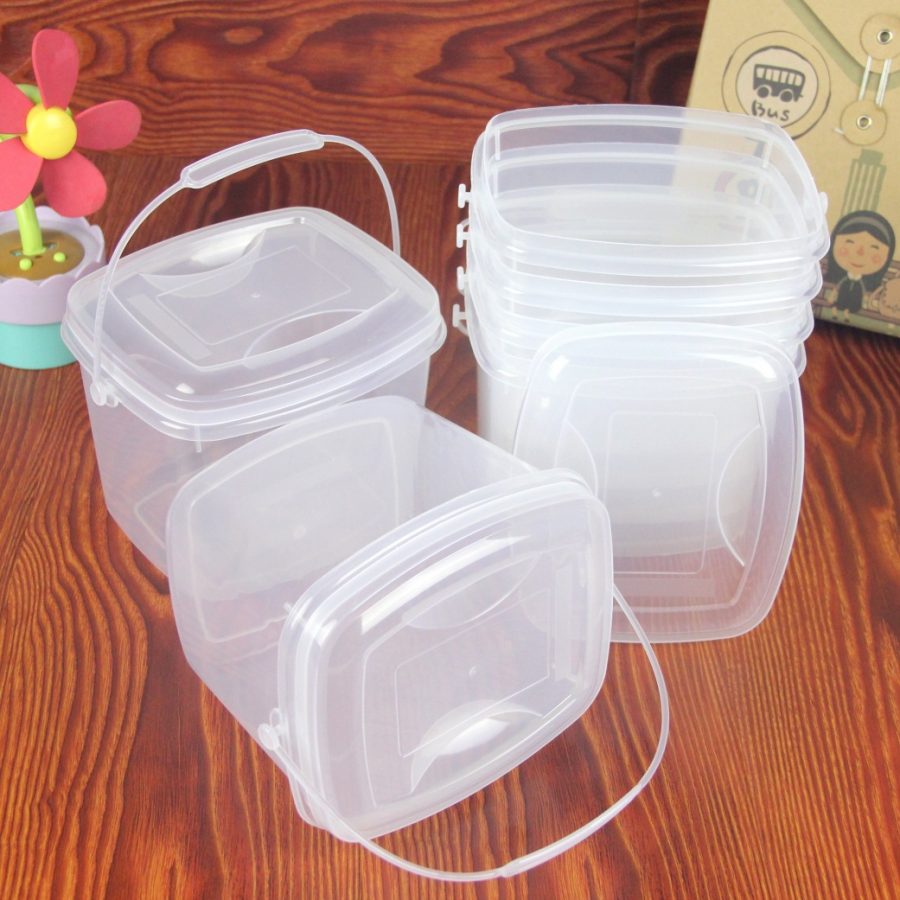 food grade plastic buckets with lids
